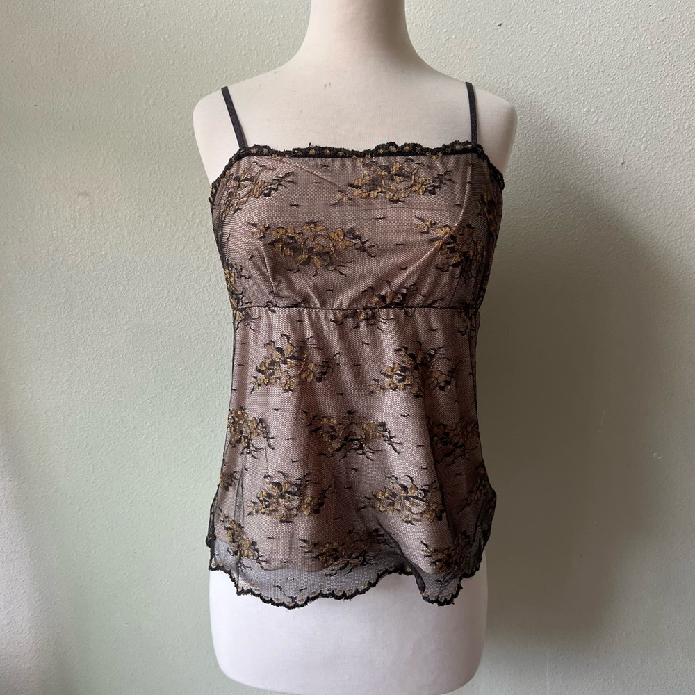 New York & Company Cream Cami Top